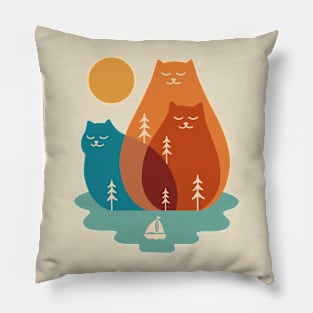 CATS MOUNTAINS SHAPE Pillow