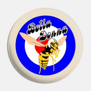 Wasp Mod Target Blue bella Donna Pin