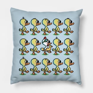 To the water, Ducks! Pillow