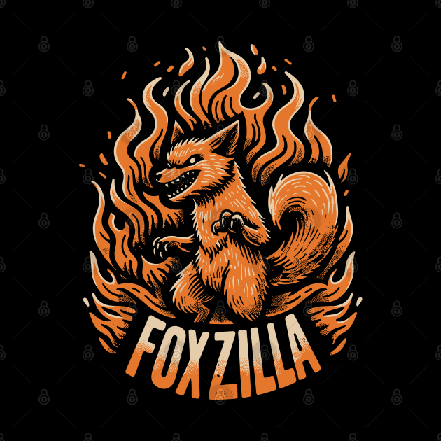 Foxzilla by Yopi