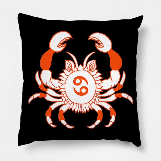 Cancer Zodiac Sign - Astrology Pillow by isstgeschichte