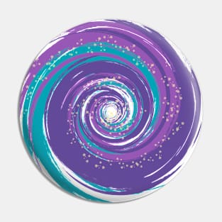 Colorful swirl in purple and blue color Pin