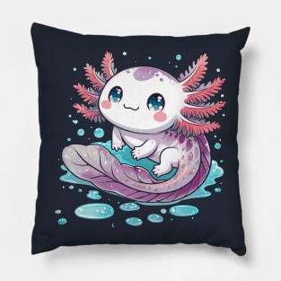 Cute Axolotl Pillow