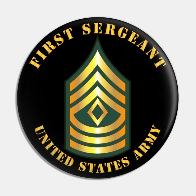 Army - First Sergeant - 1SG Pin by twix123844