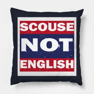 Scouse not English. Liverpool pride Pillow