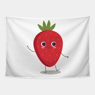 Cute Strawberry Tapestry