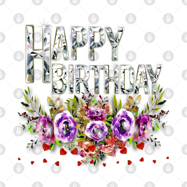 Happy Birthday Greeting by KC Morcom aka KCM Gems n Bling aka KCM Inspirations