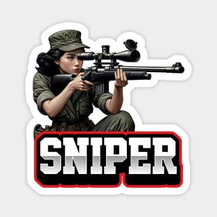 Sniper Girl Magnet