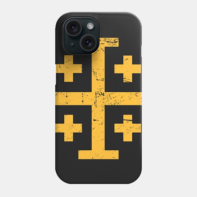 Cross Of Jerusalem | Renaissance Festival Design Phone Case by MeatMan