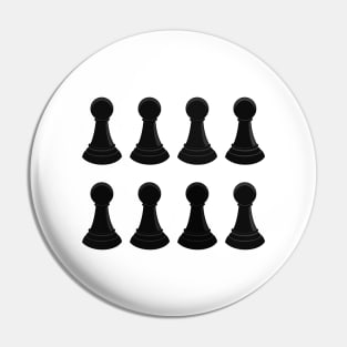 Black Pawns Pin