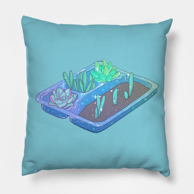 90s Nostalgia Series: Plant Cuisine Pillow by paintdust