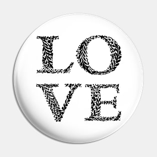 Love #1 black Pin