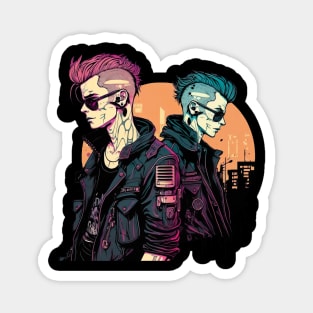 Cyberpunk Man 2D Magnet