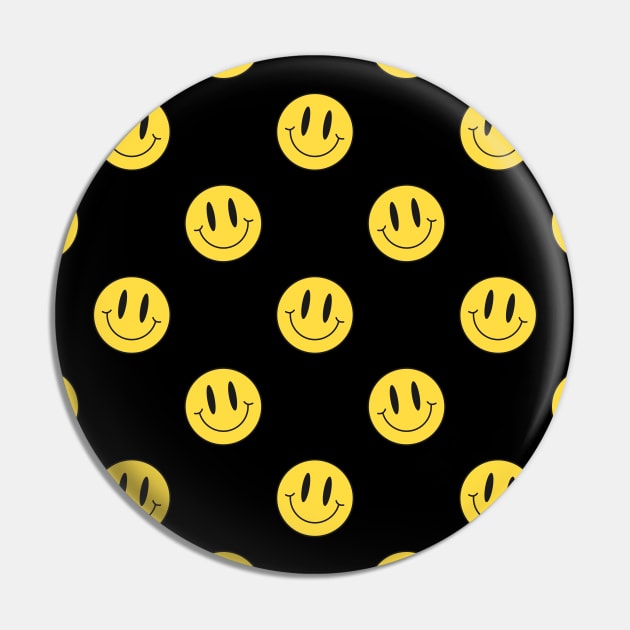 Smiley Pattern Pin by souloff