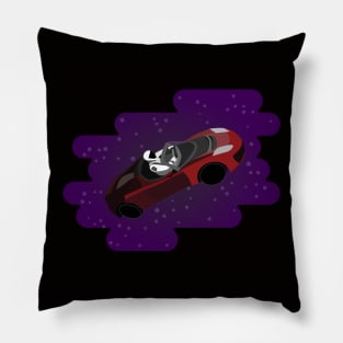 Cherry Red Tesla Pillow