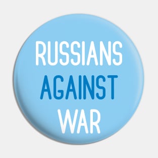 Russians against war - Flag New Russia Pin