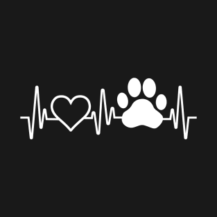 Paw Tshirt Ladies Heartbeat T-Shirt