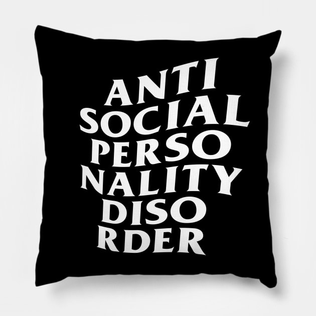 antisocial personality disorder clubs Pillow by jonah block