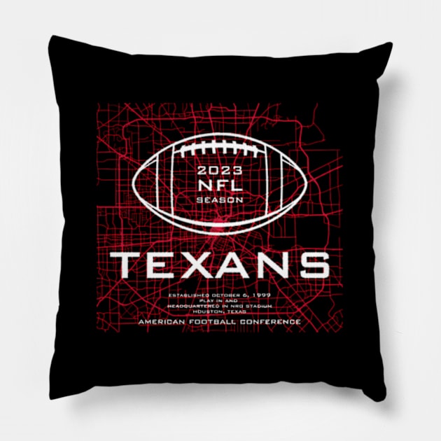 Texans 2023 Pillow by Sink-Lux