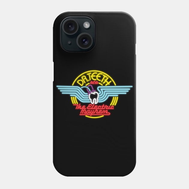 Dr Teeth and The Electric Mayhem - Neon Phone Case by Realthereds