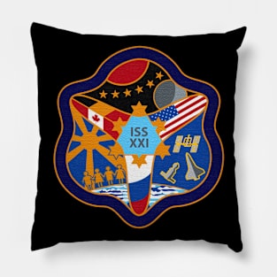 Black Panther Art - NASA Space Badge 77 Pillow