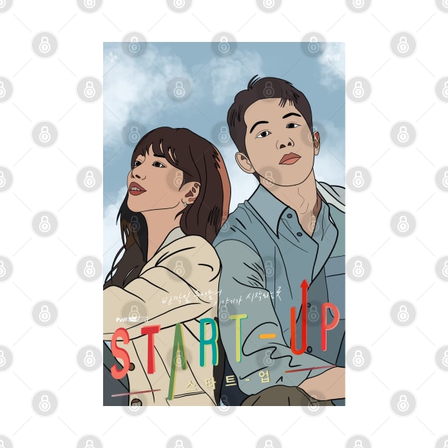 Start-Up-Kdrama pop art poster by SturgesC