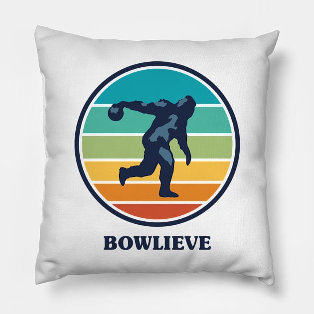 Bowlieve in Color Pillow by Double Overhead