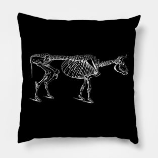 Cow Skeleton Pillow