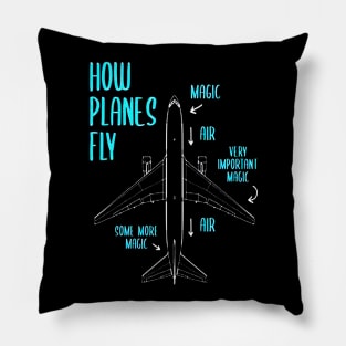 How Planes Fly Aerospace Engineer Pillow