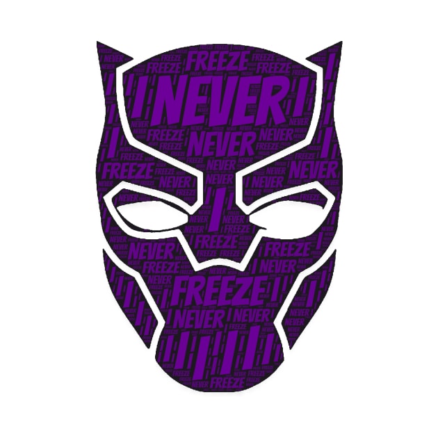 I never Freeze Superhero Panther shirt by kmpfanworks