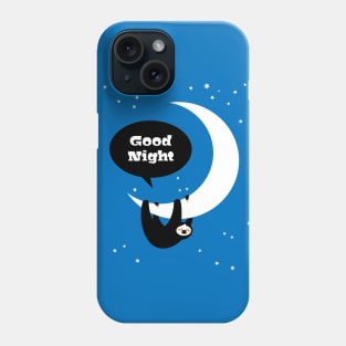 Sleep well, sloth - illustration for the nursery Phone Case