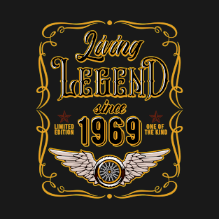 51st Birthday Gift For Men Women Living Legend Since 1969 T-Shirt