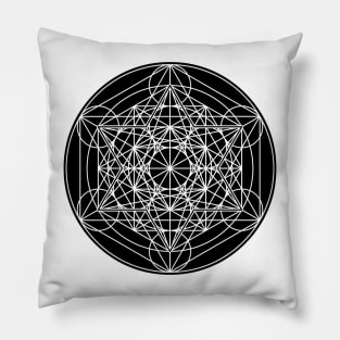 Metatron’s Cube Expanded 003 Pillow