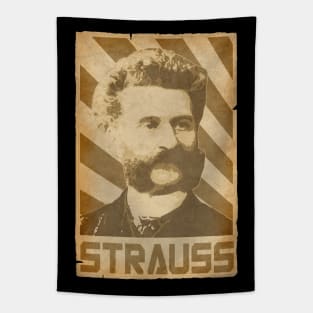 Johann Strauss II Retro Propaganda Tapestry