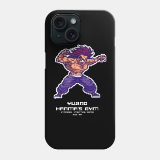 yujiro hanma's gym pixle Phone Case