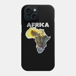 African Wildlife Continent Lion Phone Case