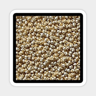 Popcorn inspired pattern Magnet