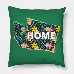 Washington State Home Love PNW Design Pillow