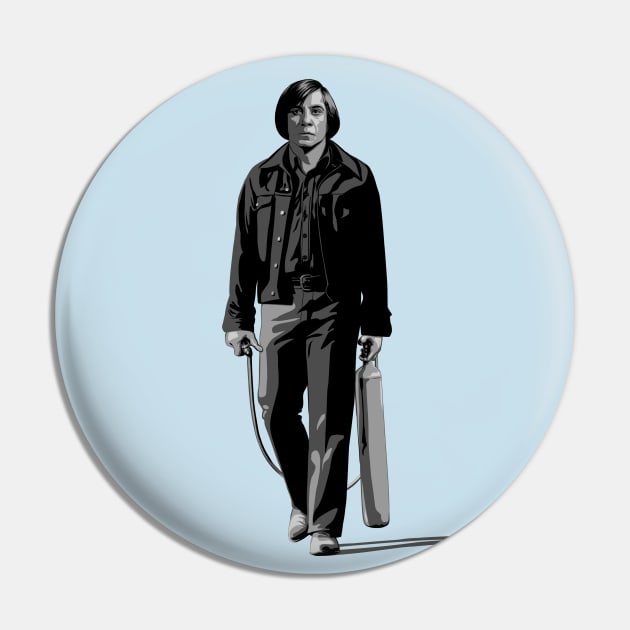 Anton Chigurh Pin by PlaidDesign