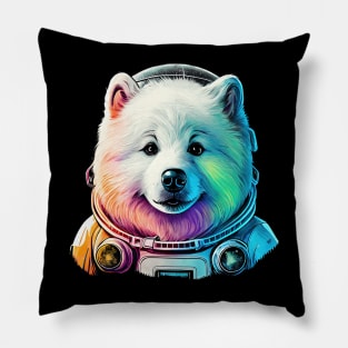 Samoyed space traveller Pillow