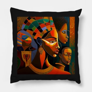 African Print Design Pillow