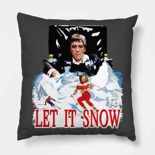 Scarface Holiday Let It Snow Pillow