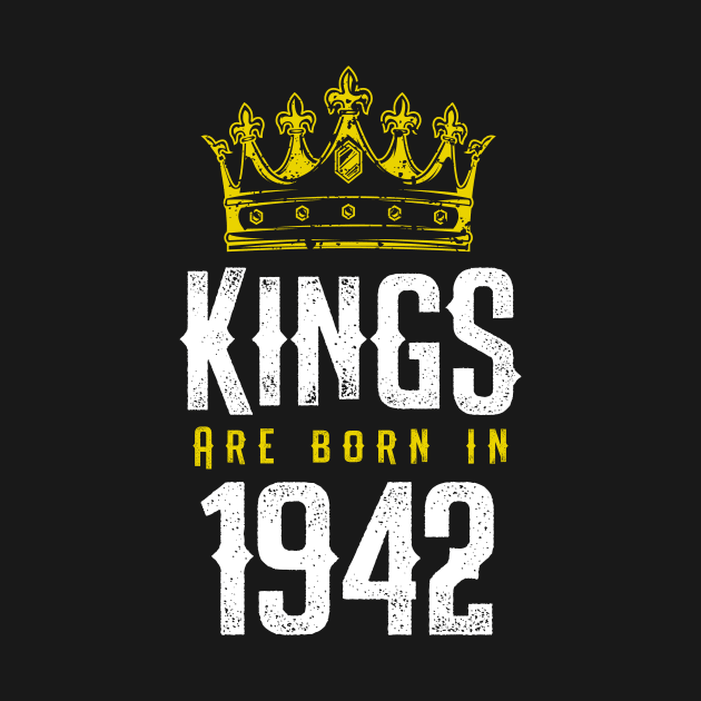 kings are born 1942 birthday quote crown king birthday party gift by thepersianshop