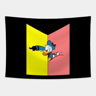 angry donald duck Tapestry