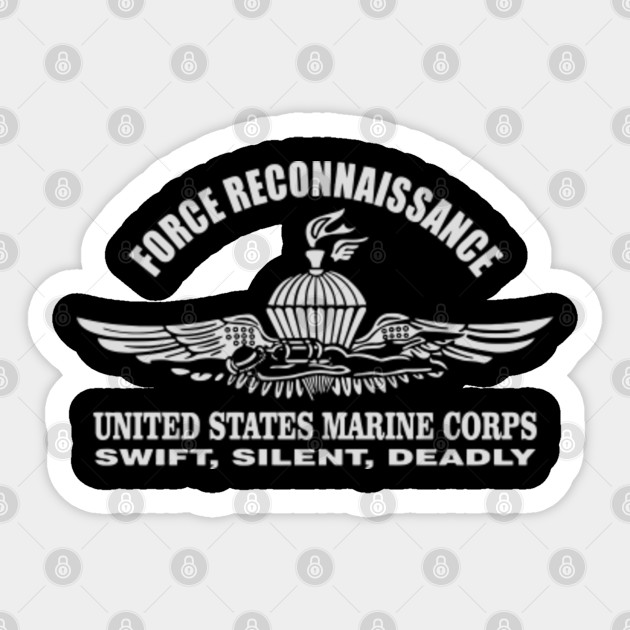 United States Marine Corps Force Recon United States Marine Corps Force Recon Sticker Teepublic