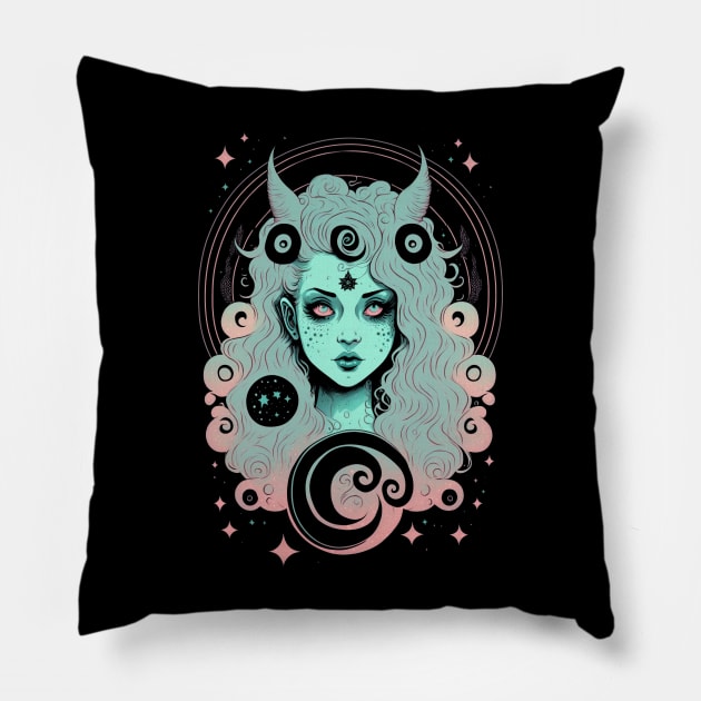 Hecate Pillow by Cute Occult