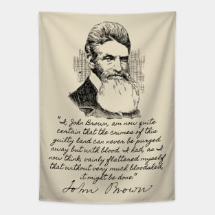 John Brown's Last Words - Abolitionist, Harpers Ferry, Historical Tapestry