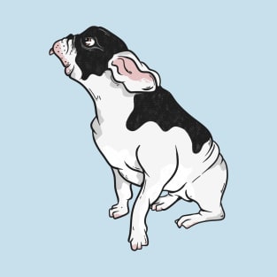 Black and white french bulldog T-Shirt