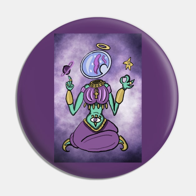 The Oracle Pin by BowlerHatProductions