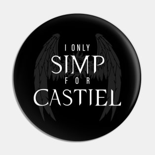 Castiel Simp - Black Pin